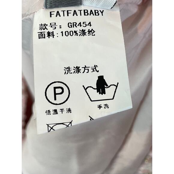 Pink Tweed Pinafore Mini Dress, Size XL - Picture 6 of 6